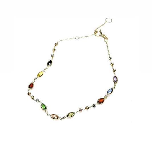 Santa’s wishlist: Dainty colour pop bracelet (10K solid gold, shower safe)