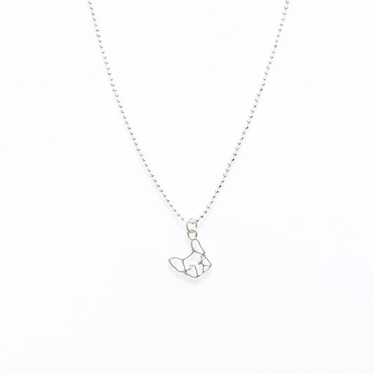 SPECIAL CAUSE: Frenchie bulldog necklace (sterling silver)